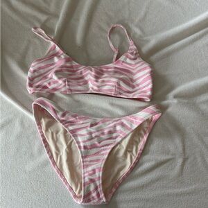 TRIANGL pink zebra bikini